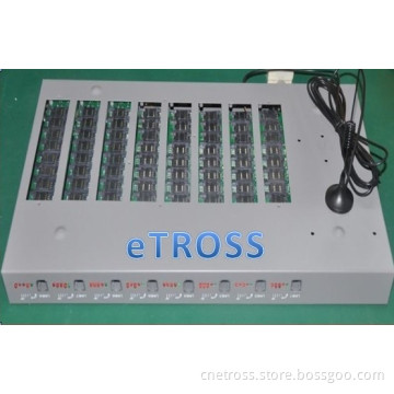 100% Guaranteed 8 Port 64 SIM Card GSM Fixed Wireless Terminal Compatible to Pabx System&VoIP Gateway (Etross-8888)